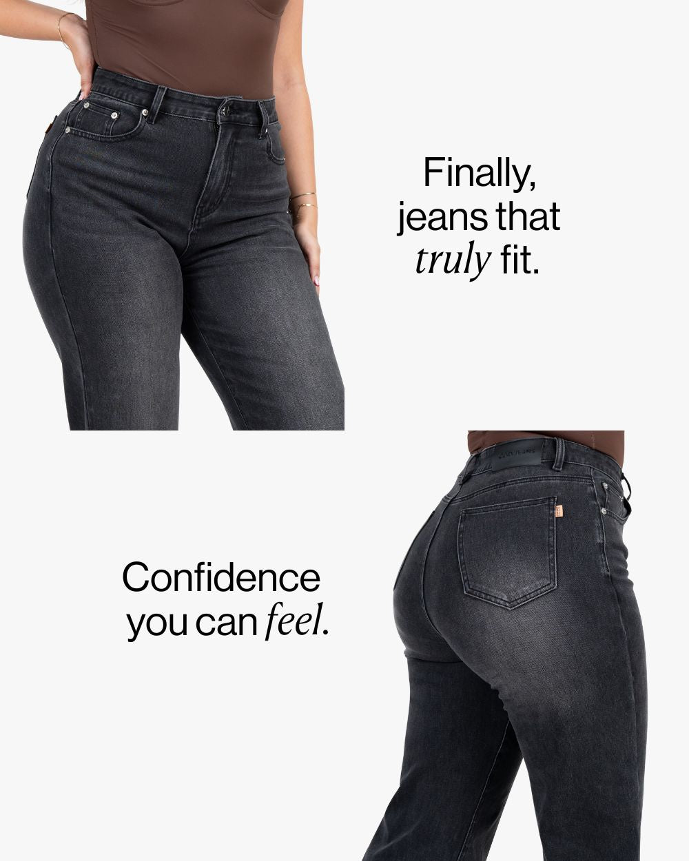 Curve-Hugging Relax – High-Waist – Black