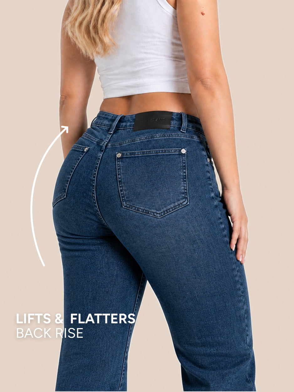 Straight – High-Waist – Midnight Blue