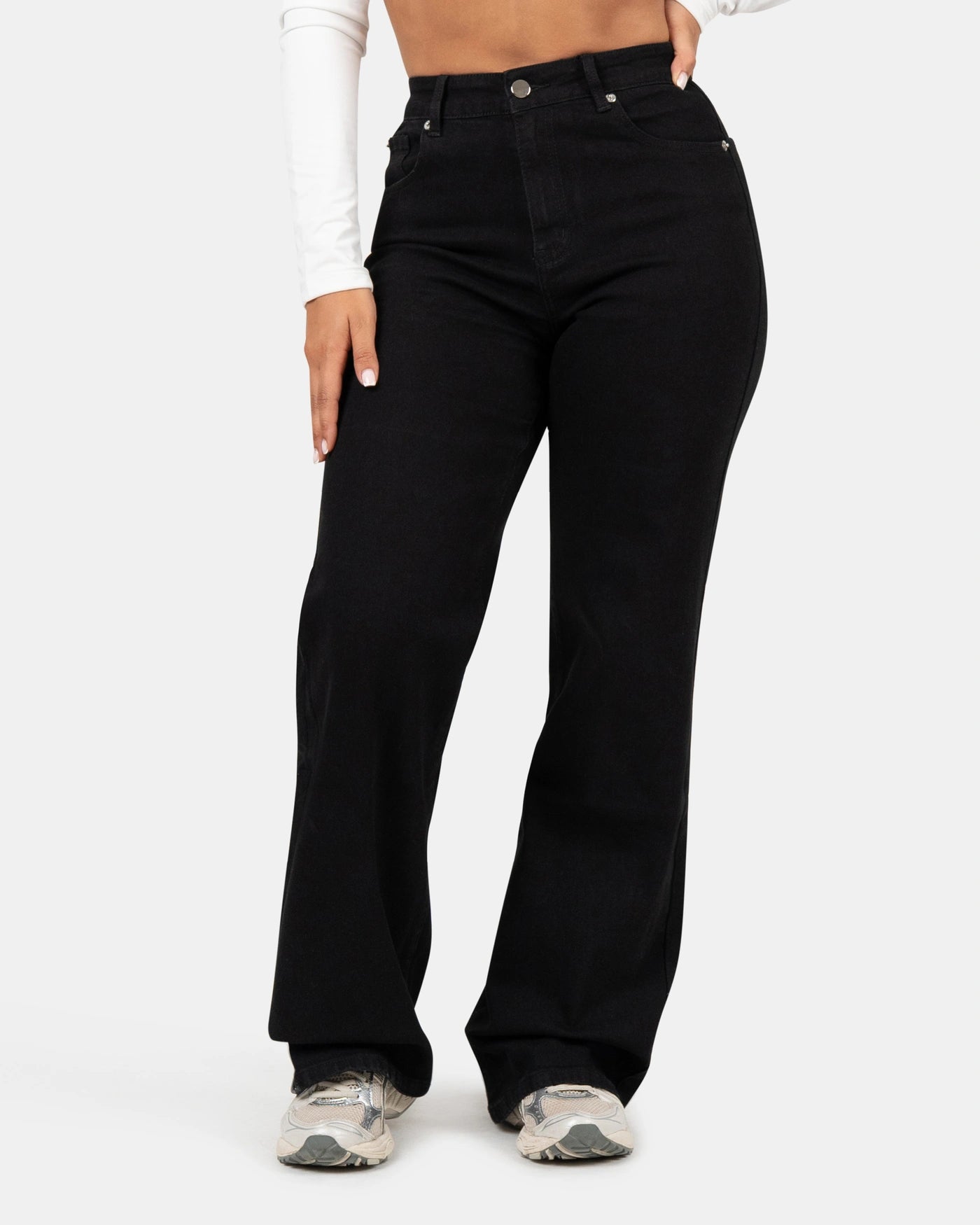 Snatched Straight Fit - Zwart