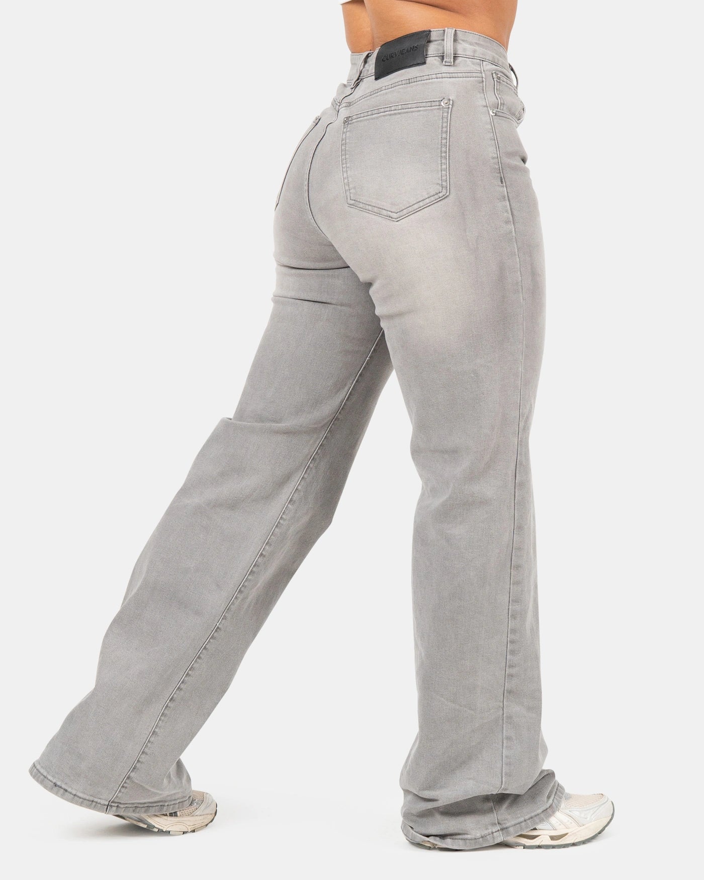 Curve-Hugging Relax – High-Waist – Grey