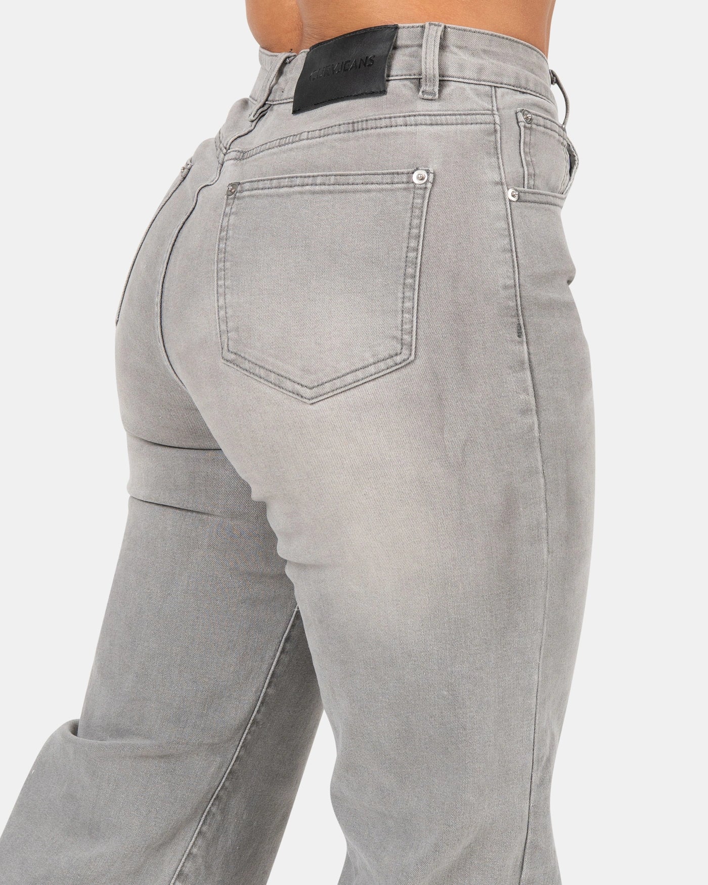 Curve-Hugging Relax – High-Waist – Grey
