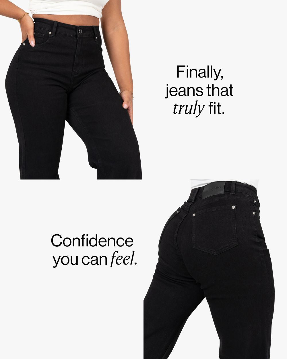 Snatched Straight Fit - Zwart