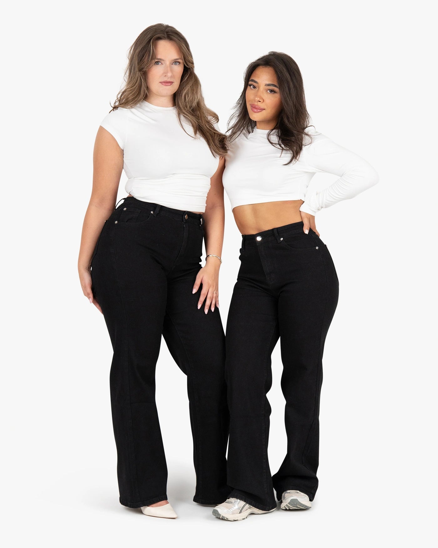 Curve-Hugging Relax – High-Waist – Zwart