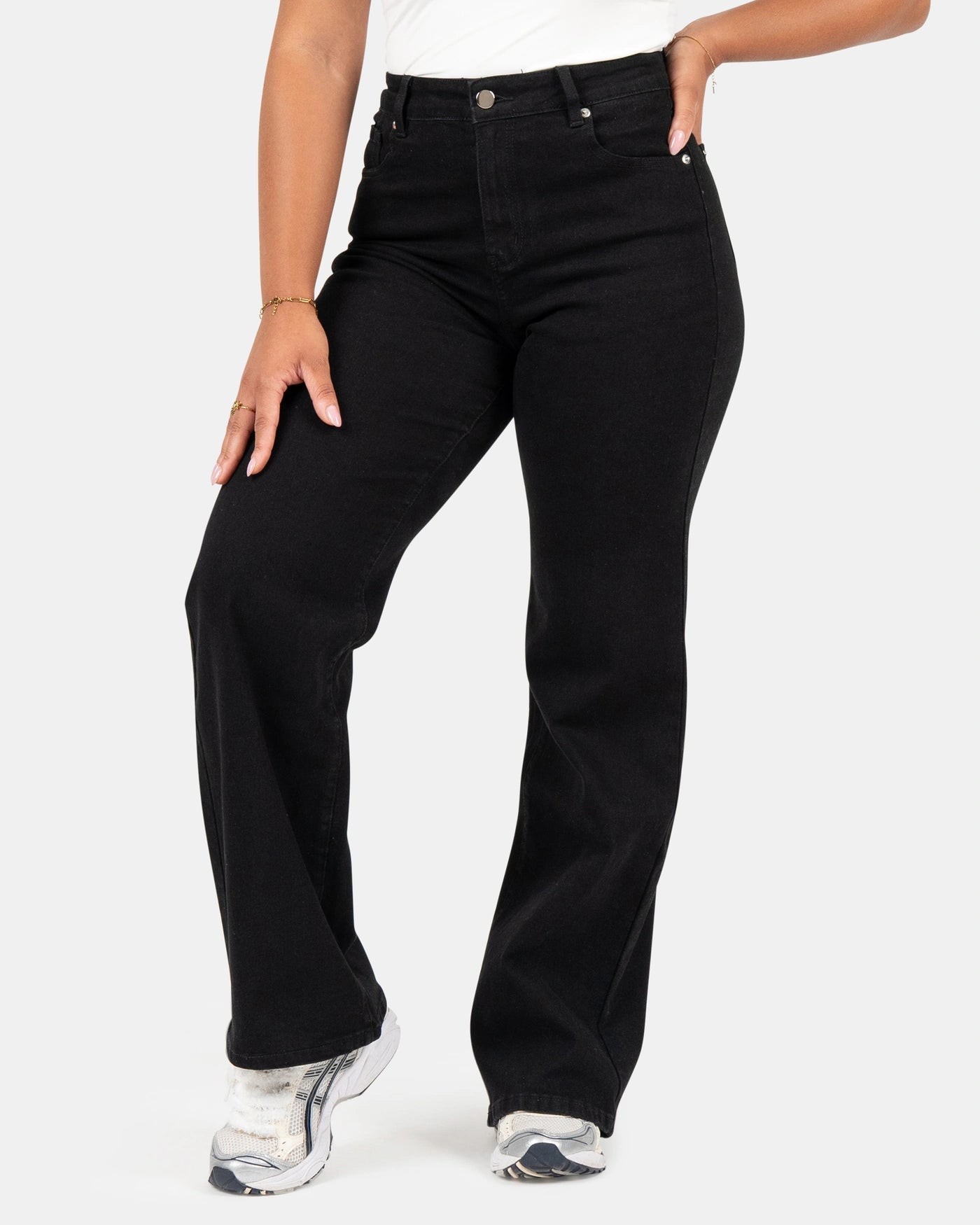 Snatched Straight – High-Waist – Black