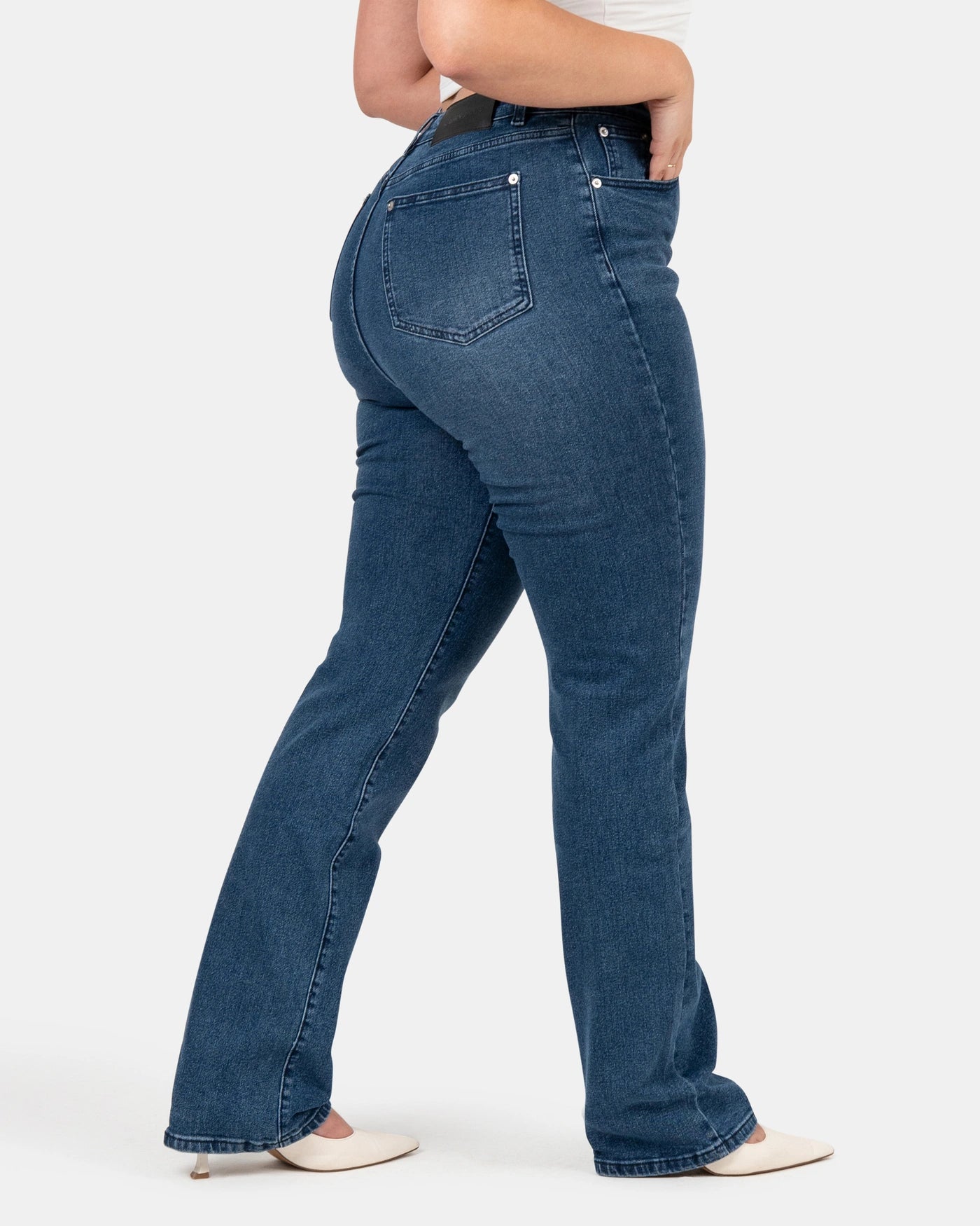 Snatched Straight – High-Waist – Midnight Blue