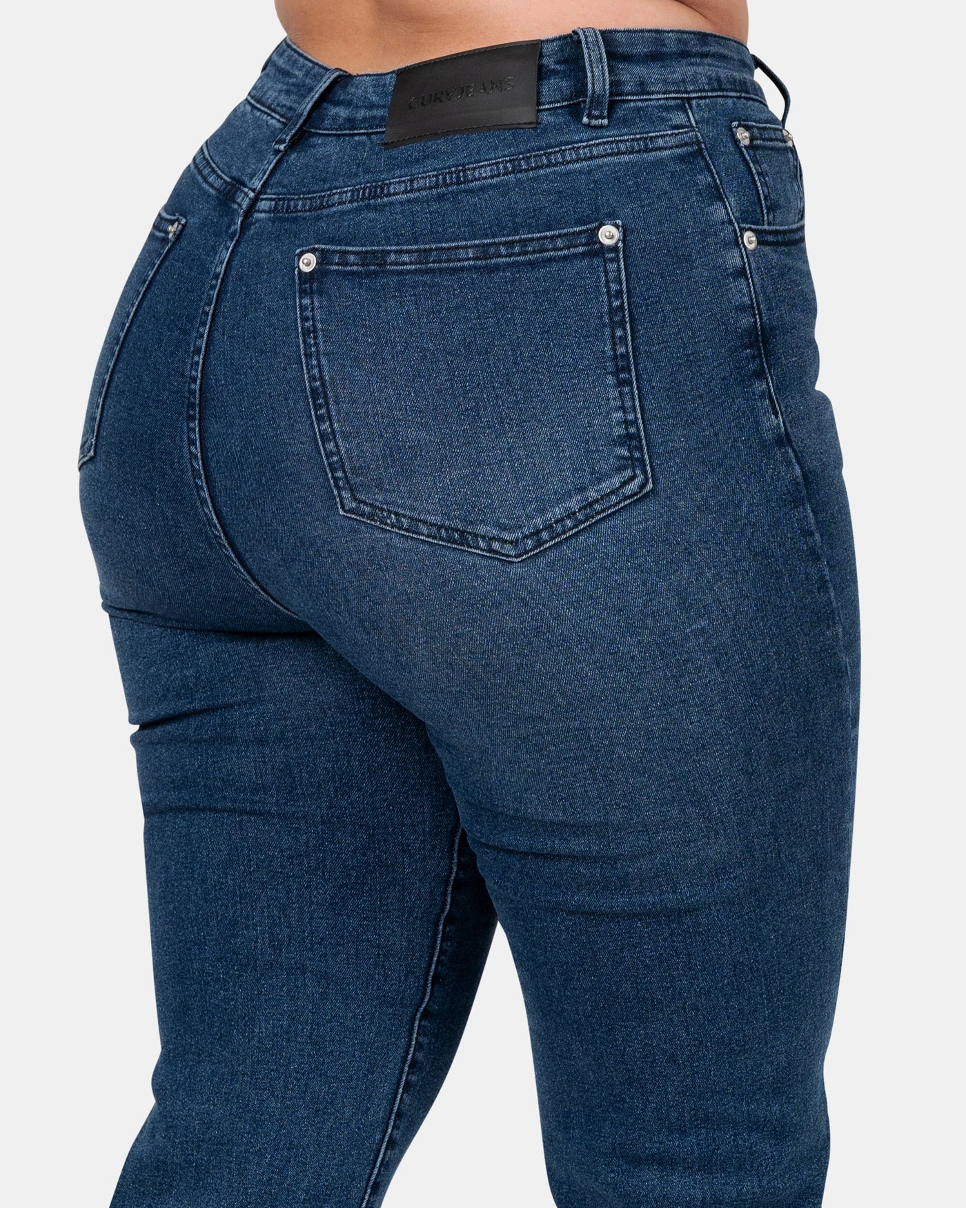 Snatched Straight – High-Waist – Midnight Blue