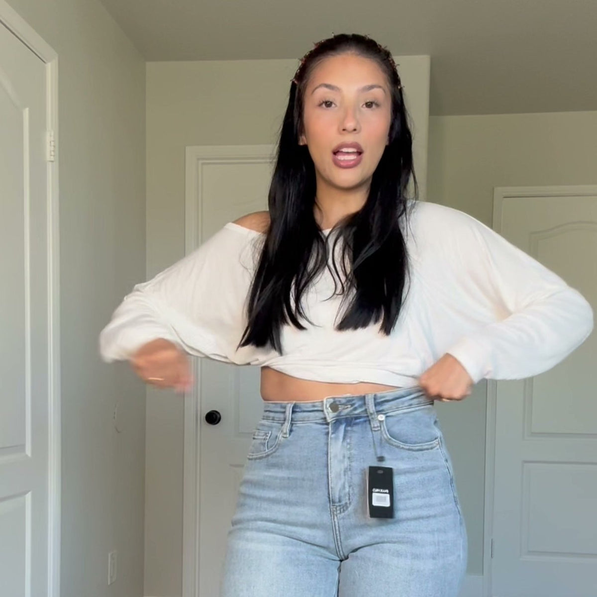 The Fabric Holds Your Tummy In