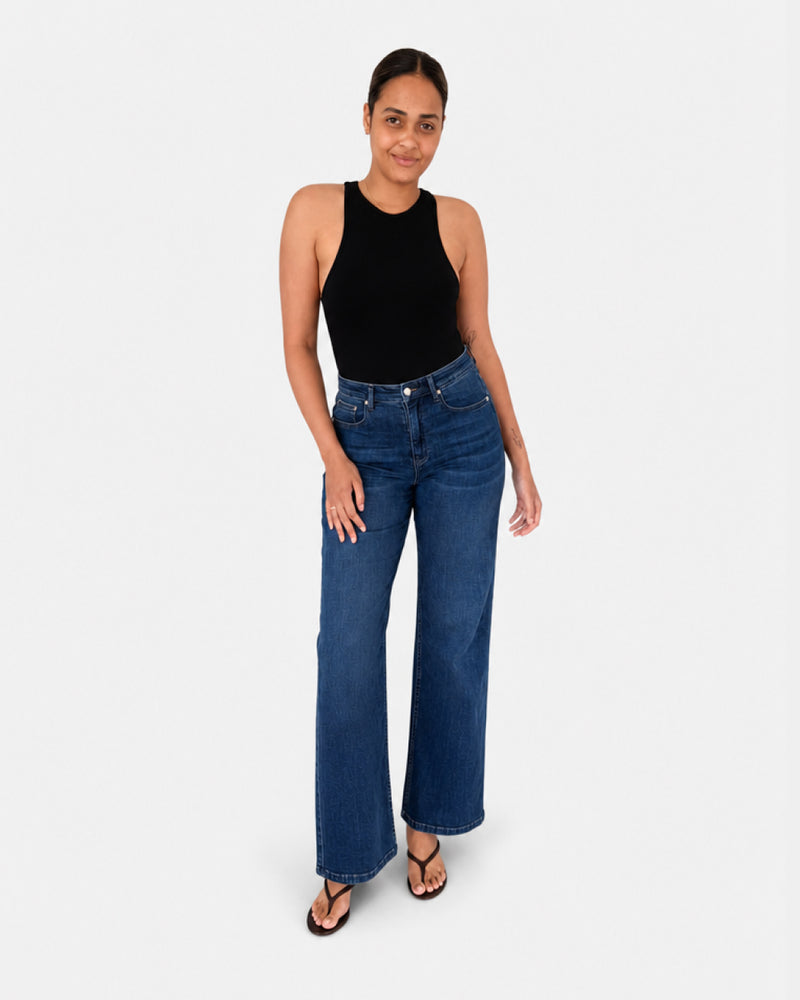 Tall - Jambe large – Indigo