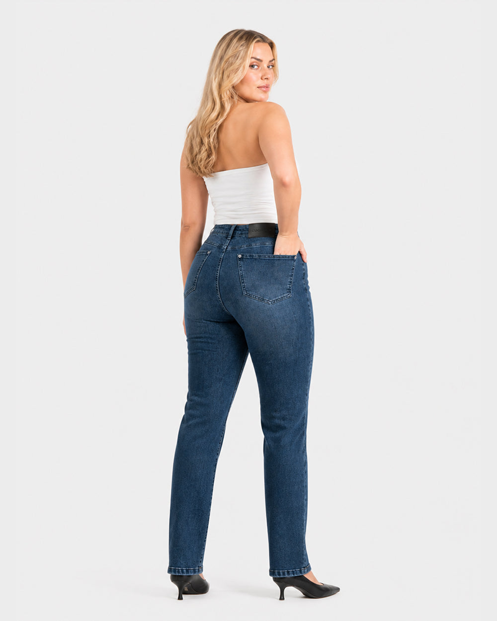 Straight – High-Waist – Midnight Blue