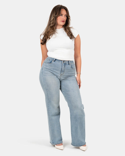 Relax – High-Waist – Sky Blue