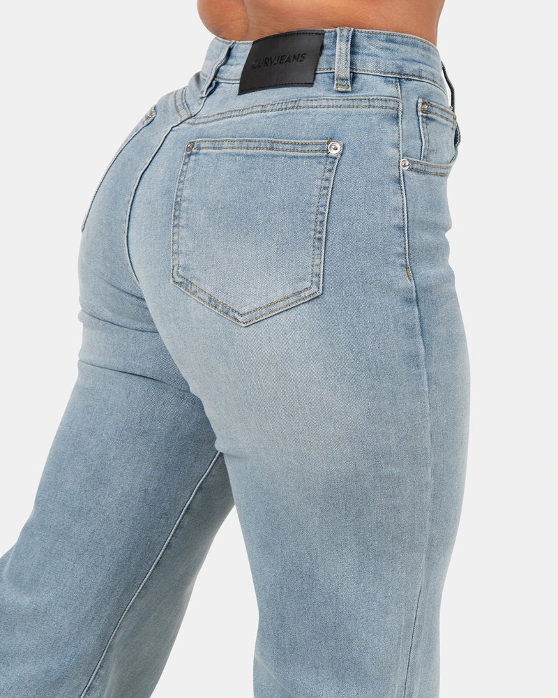 Relax – High-Waist – Sky Blue
