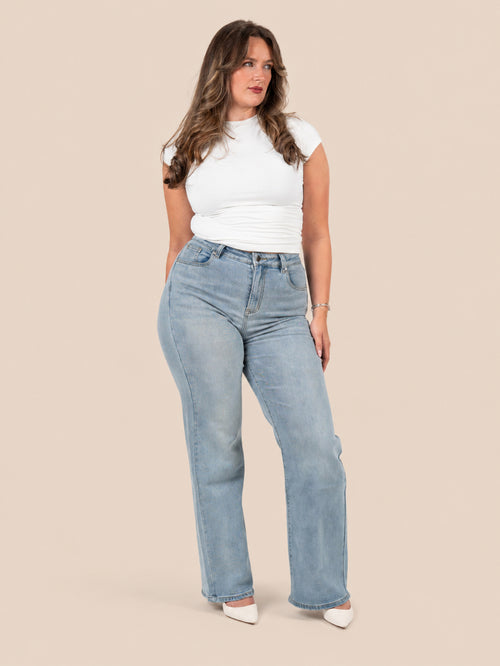 Relax – High-Waist – Sky Blue
