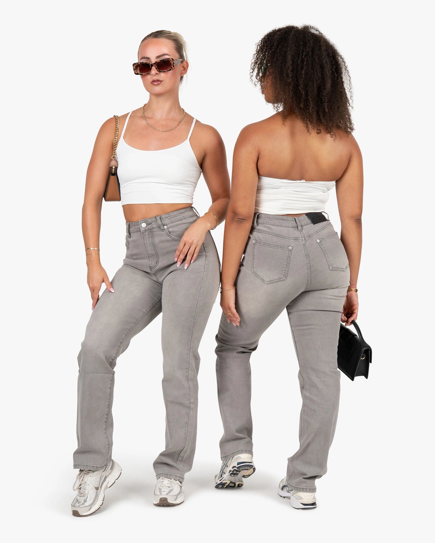Snatched Straight Fit - Grijs