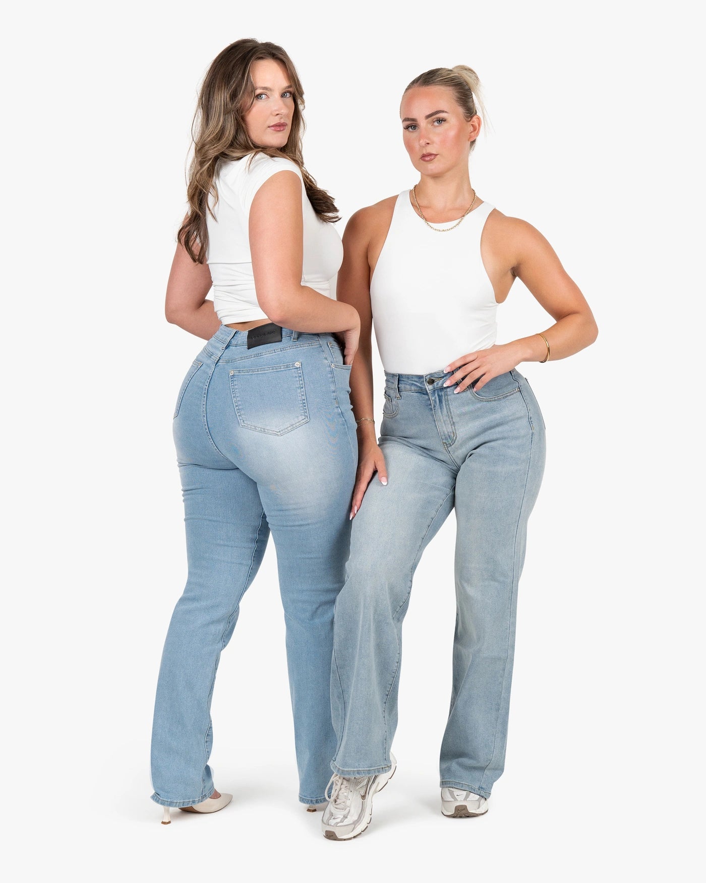 Confidence Bundle: Straight + Relax Jeans - Sky Blue