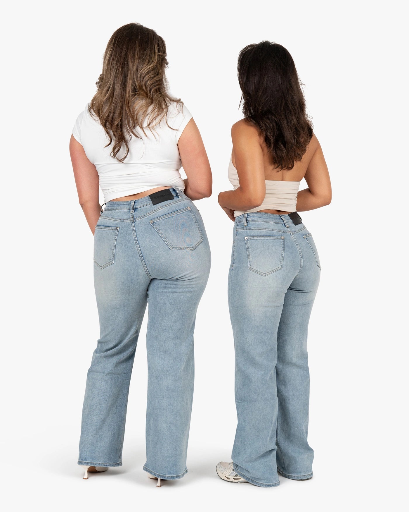 Curve-Hugging Relax – High-Waist – Sky Blue