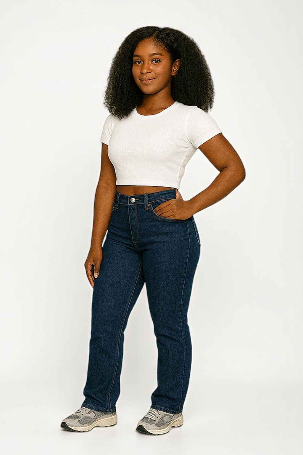 Snatched Straight Fit - Midnight Blue