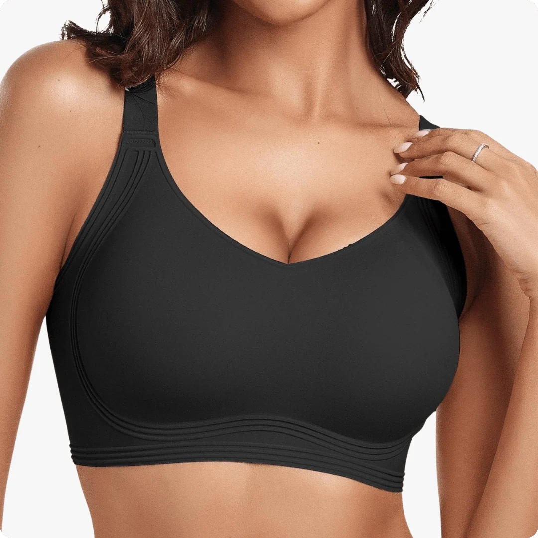 Wireless JellyWire™ Underband Support Bra - for Black - Available at Bella Bra