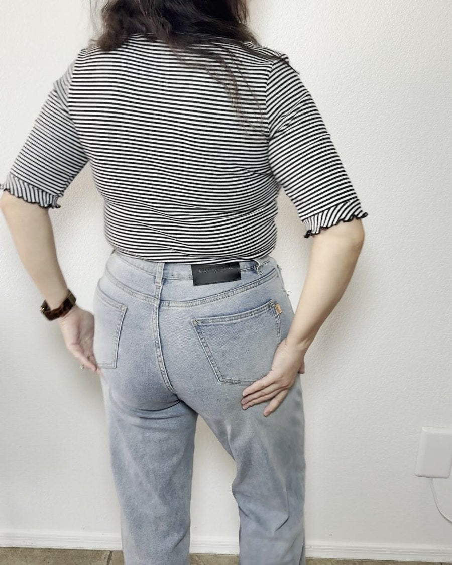 Jennifer Rinaldi in the Sky Blue jeans